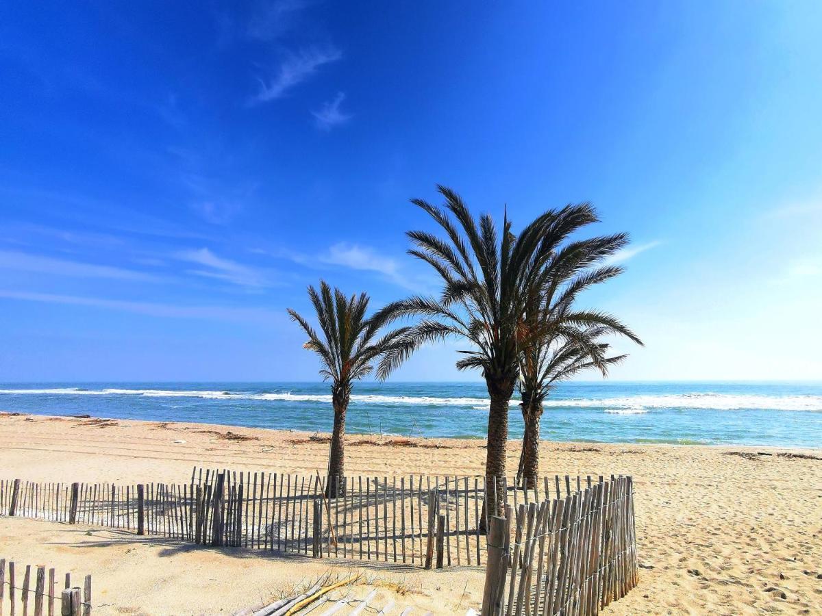 Appartement Soleil Levant - Acces Direct Plage - Terrasse - Une Chambre - Proche Commerces Le Barcares Bagian luar foto